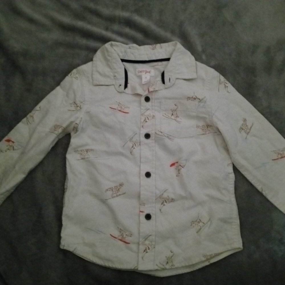 Cat & Jack Boys Dinosaur Shirt, Size 4t